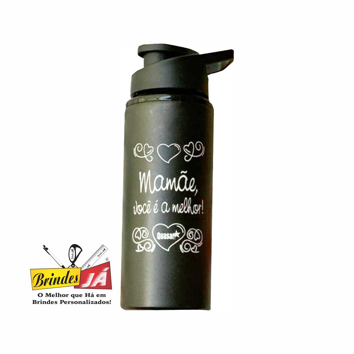 SQUEEZE ALUMINIO 600 ML DIA DAS MÃES